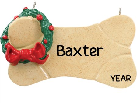 Brown Dog Bone Christmas Ornament Online Sale