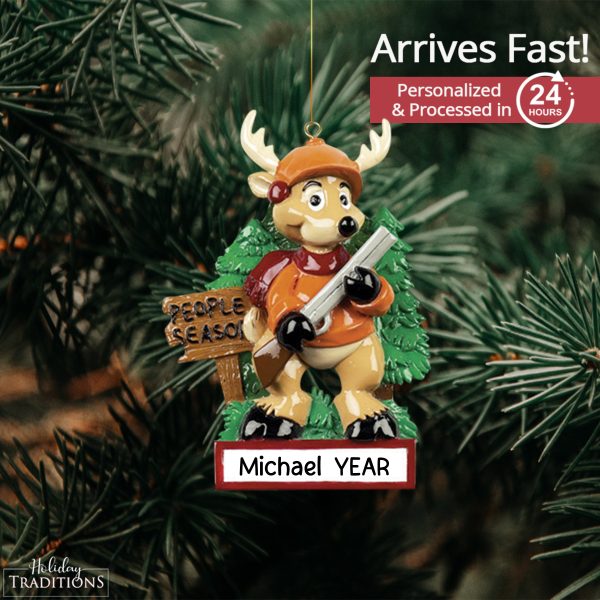 Hunting Deer Christmas Ornament Online Hot Sale