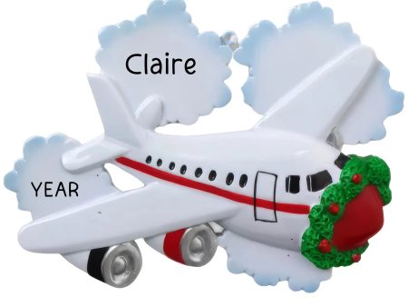 Jet Airplane Travel Christmas Ornament Hot on Sale