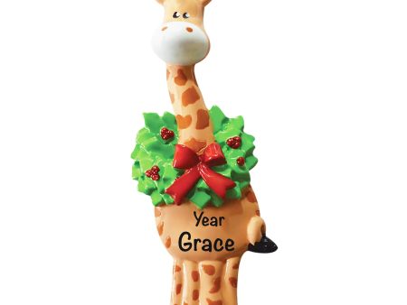 Christmas Giraffe Christmas Ornament on Sale