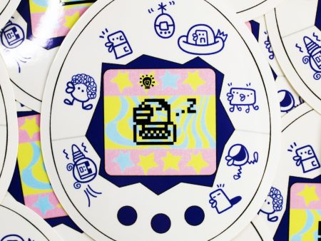 Tamagotchi White Sticker on Sale