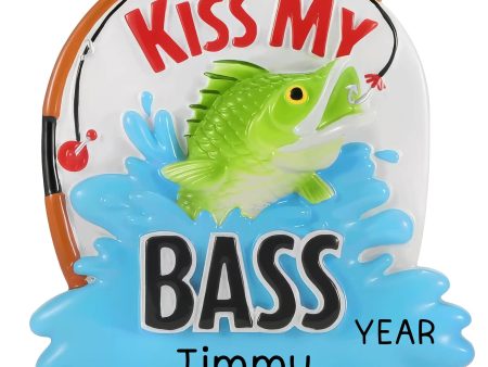 Bass Fishing Personalized Ornament For Discount